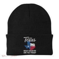 Im From Texas What Country Are You From Texas Beanie thumb 0