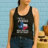 Im From Texas What Country Are You From Texas Women's Tank Top thumb 2