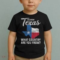 Im From Texas What Country Are You From Texas Toddler T-Shirt thumb 2