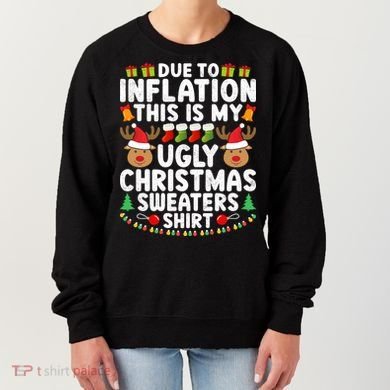 Inflation Fun Ugly Christmas Sweater Women's Sweatshirt