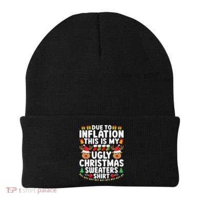 Inflation Fun Ugly Christmas Sweater Beanie