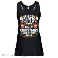 Inflation Fun Ugly Christmas Sweater Ladies Essential Flowy Tank thumb 0