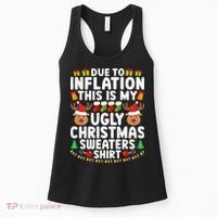 Inflation Fun Ugly Christmas Sweater Women's Tank Top thumb 0