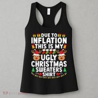 Inflation Fun Ugly Christmas Sweater Women's Tank Top thumb 3