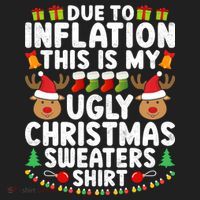 Inflation Fun Ugly Christmas Sweater Hat thumb 2