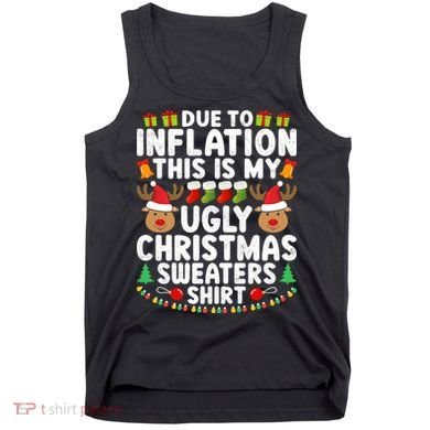 Inflation Fun Ugly Christmas Sweater Tank Top