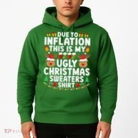 Inflation Fun Ugly Christmas Sweater Hoodie thumb 2