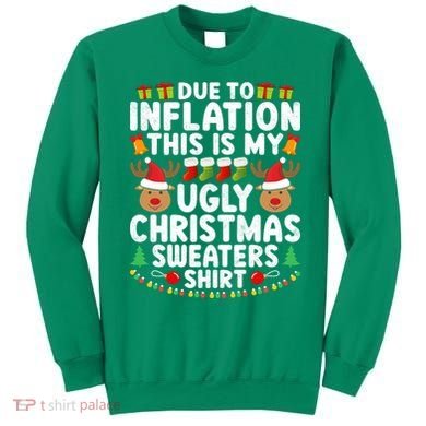 Inflation Fun Ugly Christmas Sweater Sweatshirt