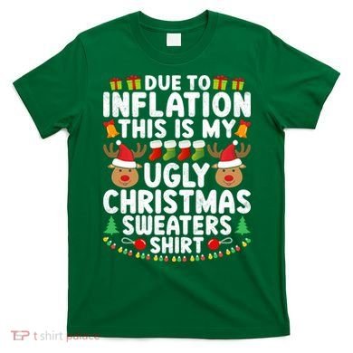 Inflation Fun Ugly Christmas Sweater T-Shirt