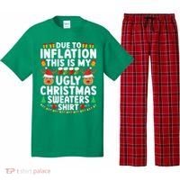 Inflation Fun Ugly Christmas Sweater Pajama Set thumb 0