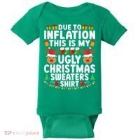 Inflation Fun Ugly Christmas Sweater Baby Bodysuit thumb 0