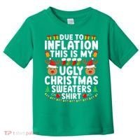 Inflation Fun Ugly Christmas Sweater Toddler T-Shirt thumb 0