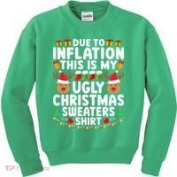 Inflation Fun Ugly Christmas Sweater Kids Sweatshirt thumb 0