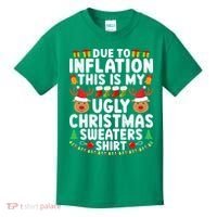 Inflation Fun Ugly Christmas Sweater Kids T-Shirt thumb 0