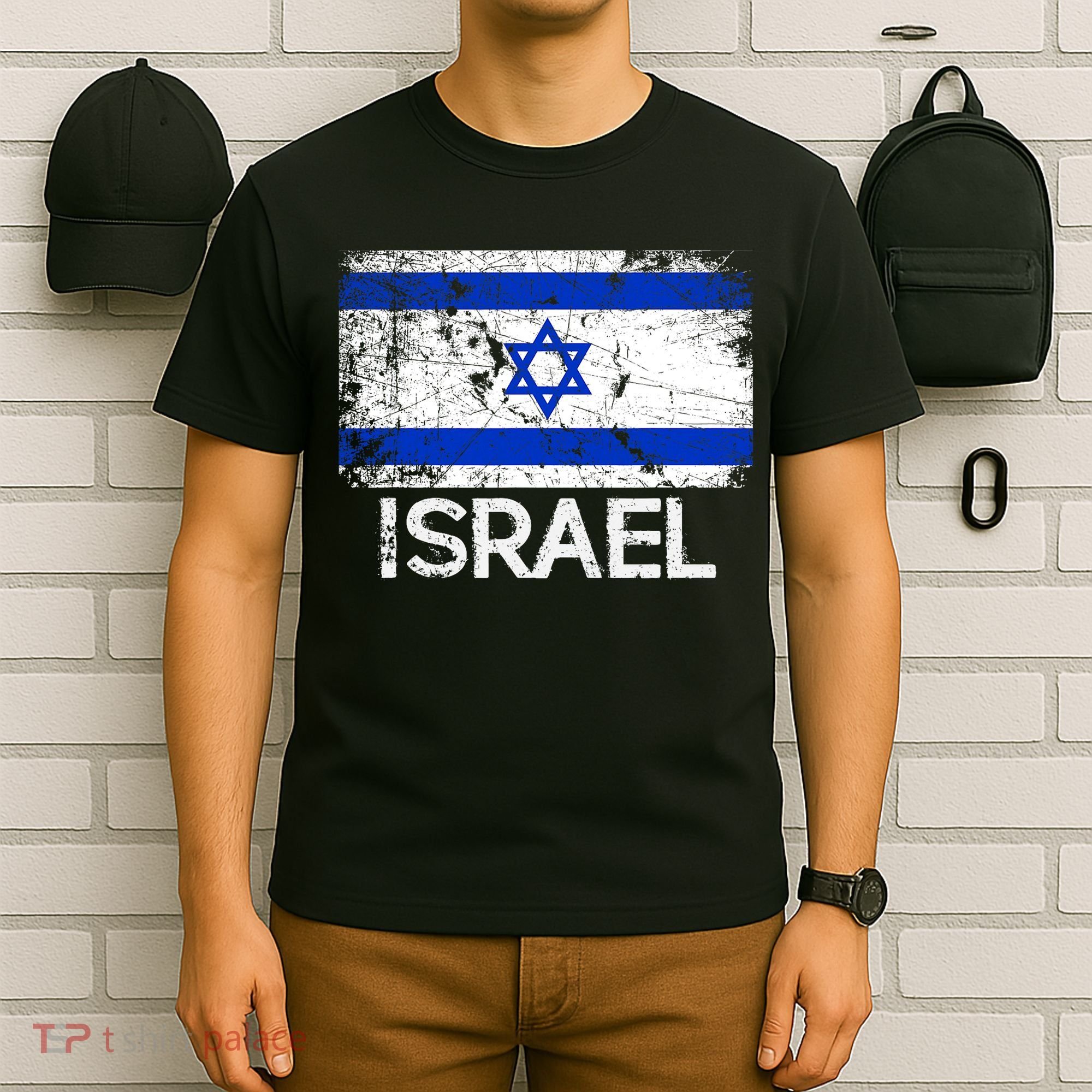 Israeli Flag Vintage I Stand With Israel T-Shirt