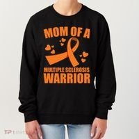 In February We Wear Orange Multiple Sclerosis Awareness Funny Gift Women's Sweatshirt thumb 0