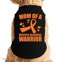 In February We Wear Orange Multiple Sclerosis Awareness Funny Gift Doggie Tank thumb 0