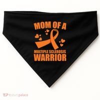 In February We Wear Orange Multiple Sclerosis Awareness Funny Gift USA-Made Doggie Bandana thumb 0