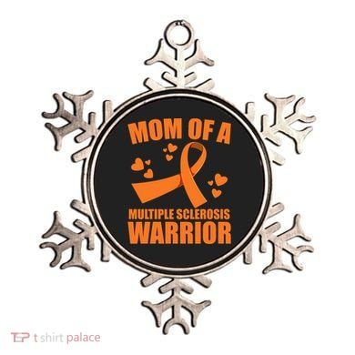In February We Wear Orange Multiple Sclerosis Awareness Funny Gift Ornament