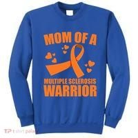 In February We Wear Orange Multiple Sclerosis Awareness Funny Gift Sweatshirt thumb 0