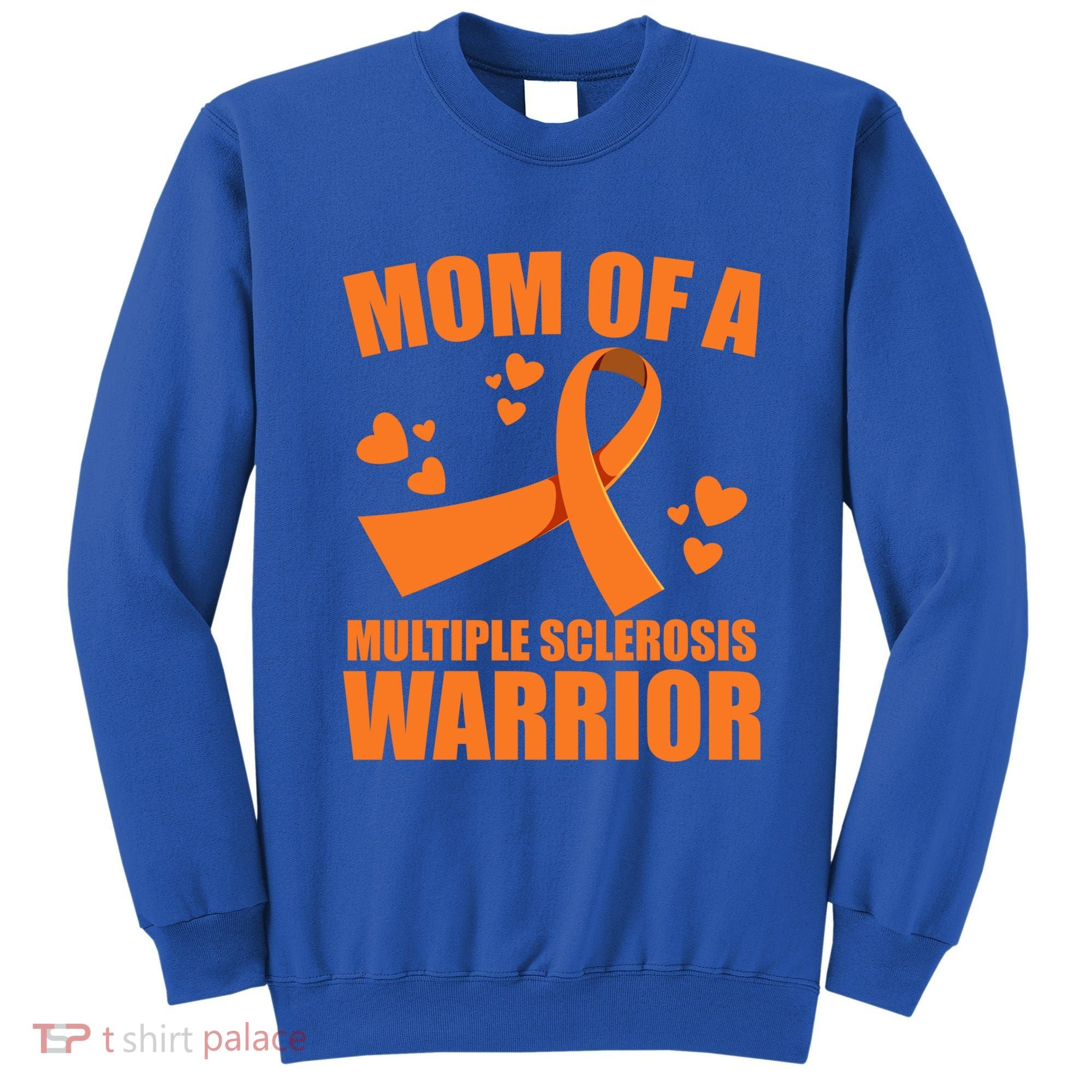 In February We Wear Orange Multiple Sclerosis Awareness Funny Gift Sweatshirt