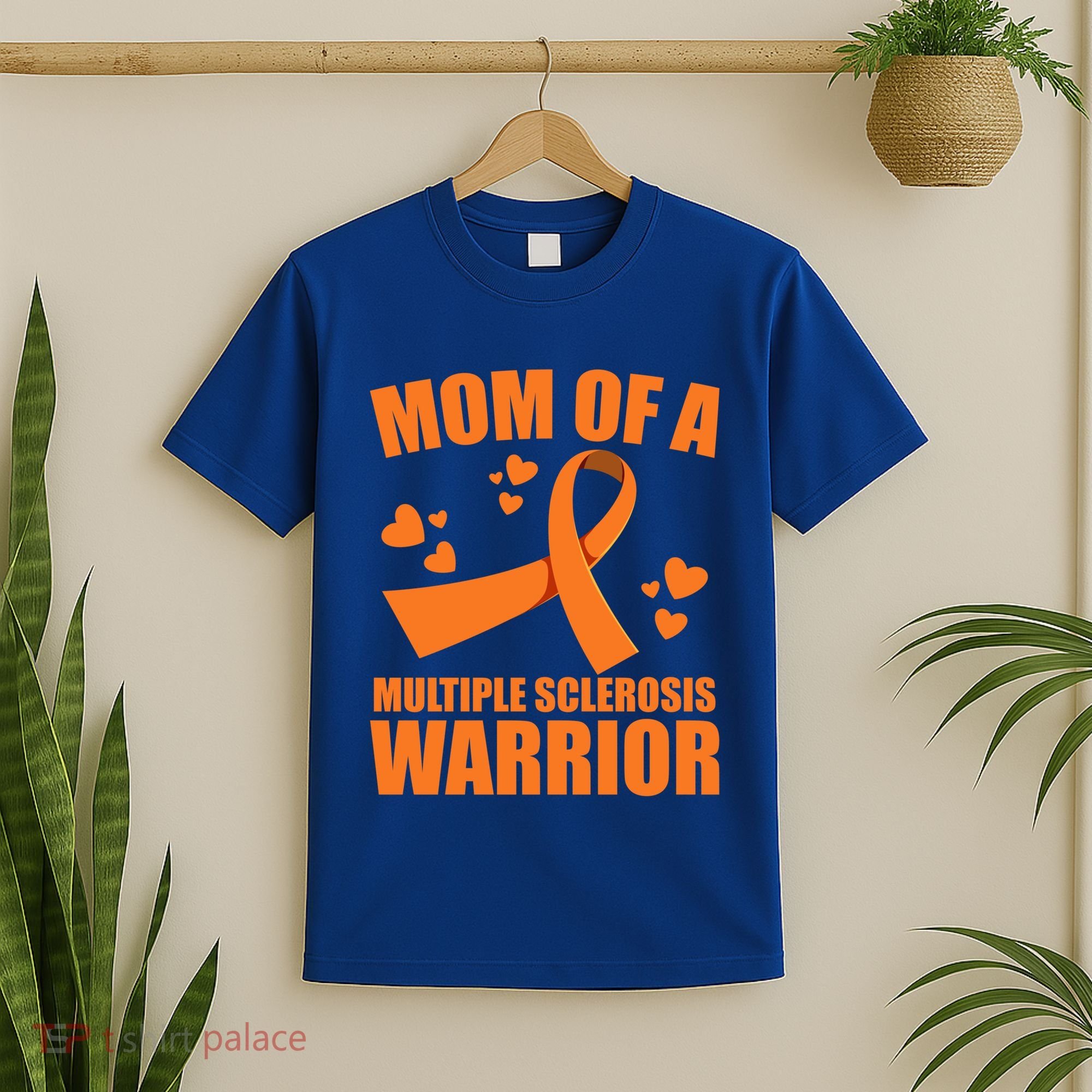 In February We Wear Orange Multiple Sclerosis Awareness Funny Gift T-Shirt