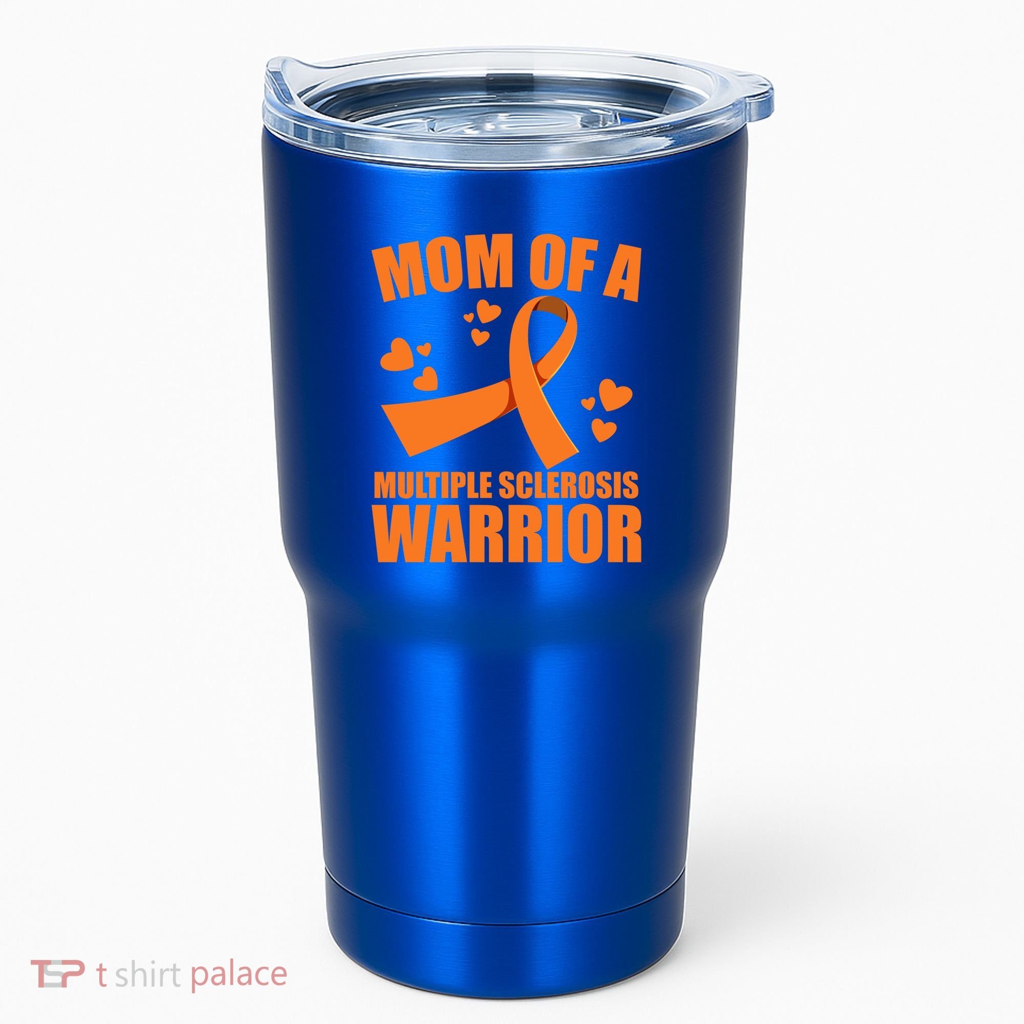 In February We Wear Orange Multiple Sclerosis Awareness Funny Gift Tumbler