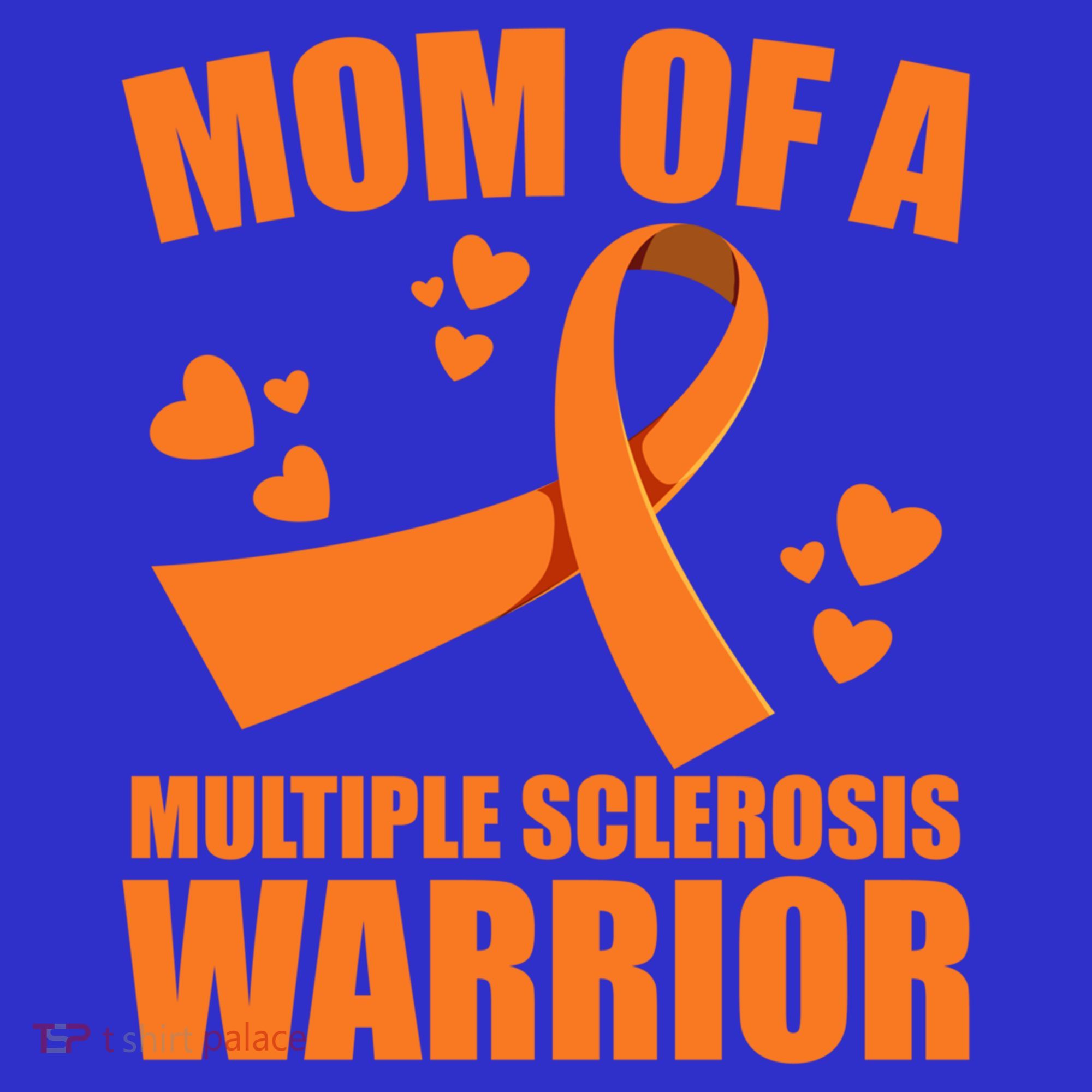 In February We Wear Orange Multiple Sclerosis Awareness Funny Gift Mousepad