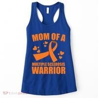 In February We Wear Orange Multiple Sclerosis Awareness Funny Gift Women's Tank Top thumb 0