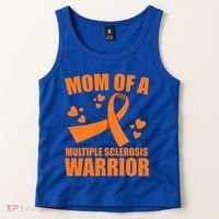 In February We Wear Orange Multiple Sclerosis Awareness Funny Gift Tank Top thumb 2