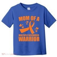 In February We Wear Orange Multiple Sclerosis Awareness Funny Gift Toddler T-Shirt thumb 0