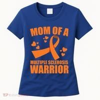 In February We Wear Orange Multiple Sclerosis Awareness Funny Gift Women's T-Shirt thumb 0