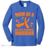 In February We Wear Orange Multiple Sclerosis Awareness Funny Gift Kids Long Sleeve Shirt thumb 0