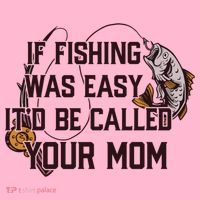 If Fishing Was Easy It'd Be Called Your Mom Funny Fish Meme Gift Coaster thumb 2