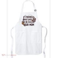 If Fishing Was Easy It'd Be Called Your Mom Funny Fish Meme Gift Apron thumb 0