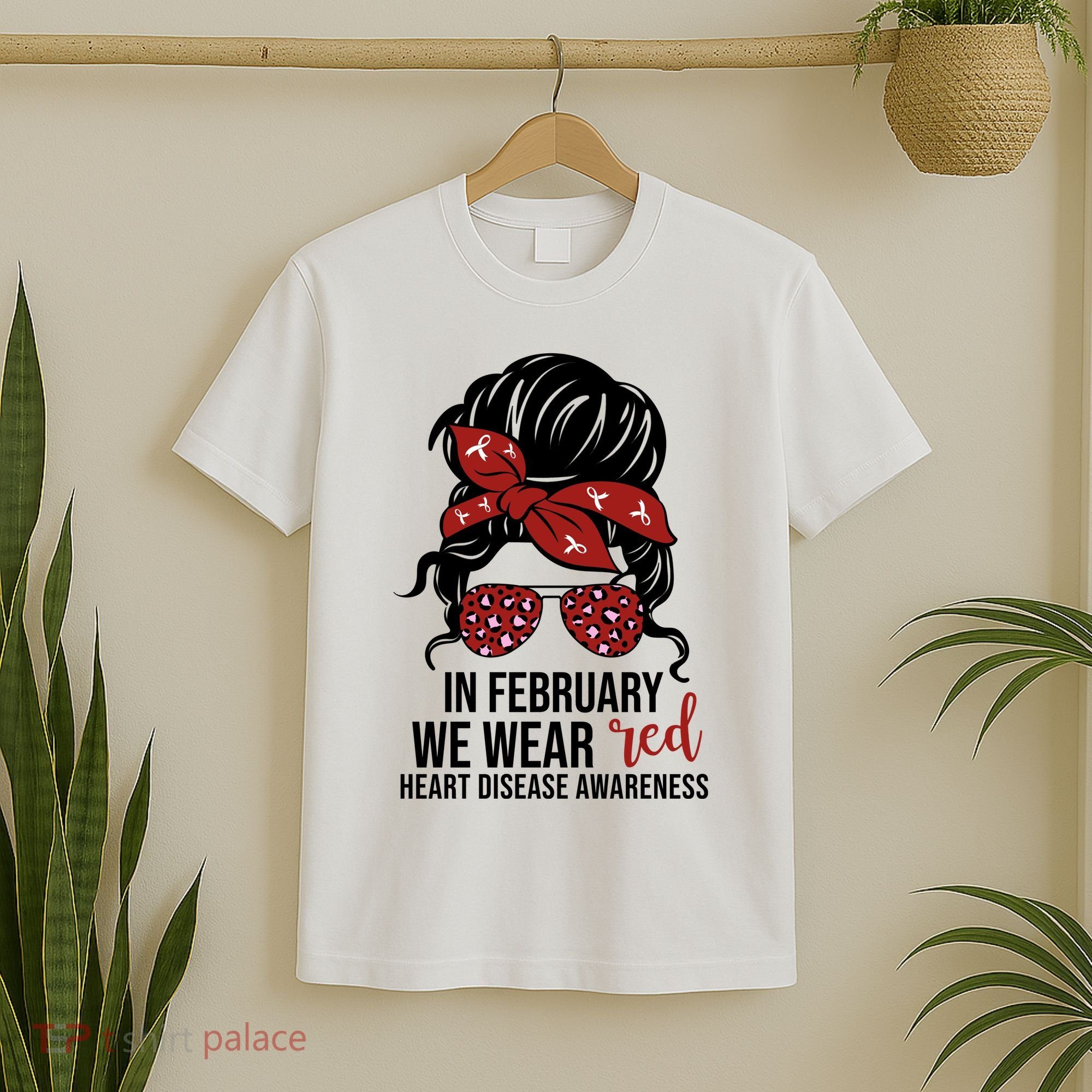 In February We Wear Red Chd Heart Disease Awareness T-Shirt