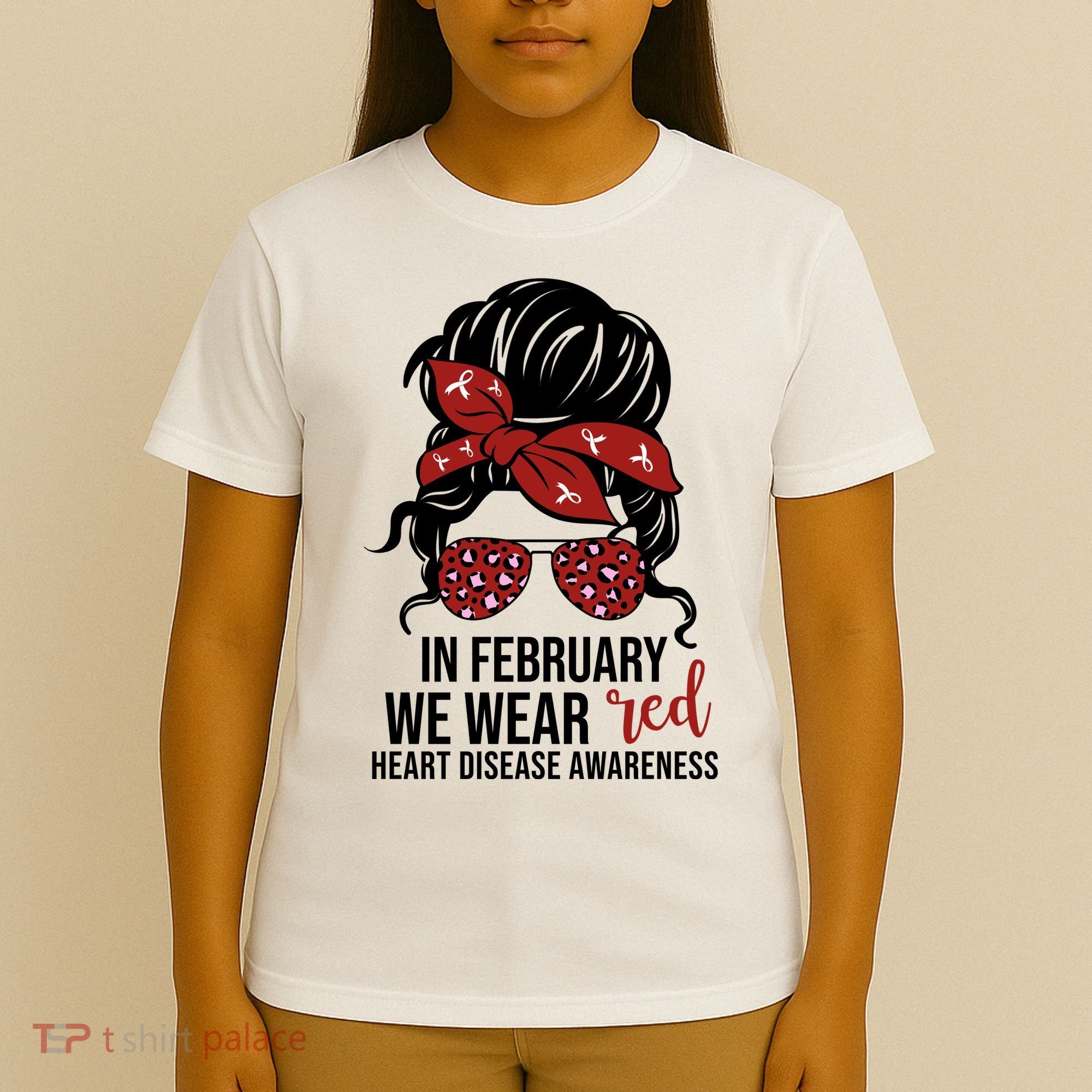 In February We Wear Red Chd Heart Disease Awareness T-Shirt