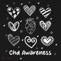 In February We Wear Red Chd Awareness Heart Disease Month T-Shirt thumb 7