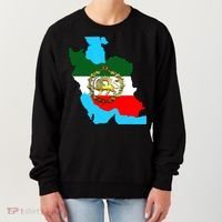 Iran Flag With A Golden Lion Women's Sweatshirt thumb 0