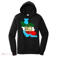 Iran Flag With A Golden Lion Women's Hoodie thumb 0
