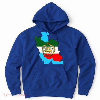 Iran Flag With A Golden Lion Hoodie