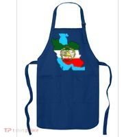 Iran Flag With A Golden Lion Apron thumb 0