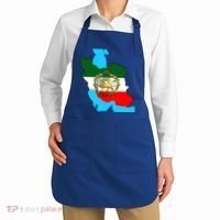 Iran Flag With A Golden Lion Apron thumb 2