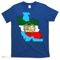 Iran Flag With A Golden Lion T-Shirt thumb 0