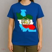 Iran Flag With A Golden Lion T-Shirt thumb 4
