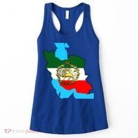 Iran Flag With A Golden Lion Women's Tank Top thumb 0