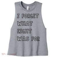 I Forget What Eight Was For Violent Femmes Kiss Off Women's Racerback Cropped Tank thumb 0