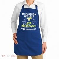 In Florida We Salt Margaritas Not Sidewalks Winter Gift Apron thumb 2