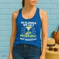 In Florida We Salt Margaritas Not Sidewalks Winter Gift Women's Tank Top thumb 2