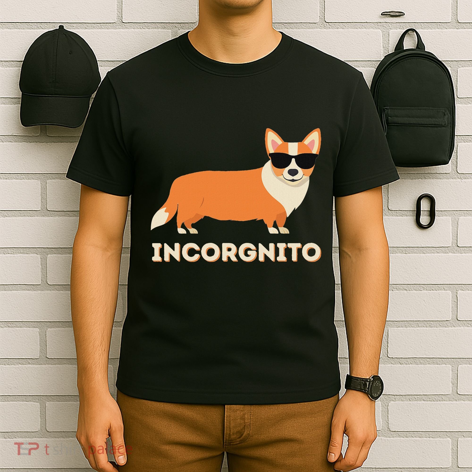 Incorgnito Funny Welsh Corgi Owner Dog Lover T-Shirt